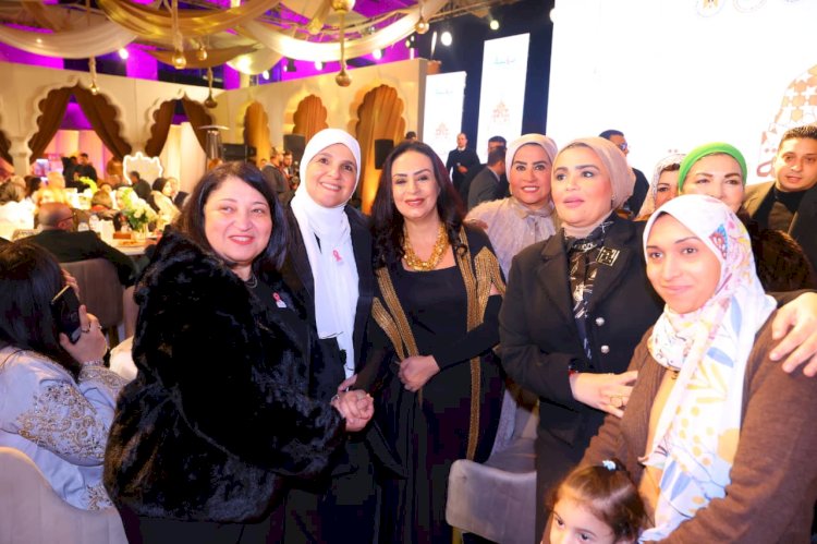 وزيرة التضامن تشهد احتفالية " سحور عيلة بهية" للاكتشاف المبكر وعلاج سرطان الثدي