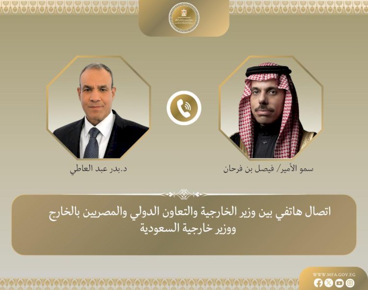 وزيرا خارجية مصر والسعودية يبحثان تنسيق المواقف إزاء التصعيد العسكري بالمنطقة