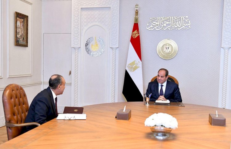 الرئيس السيسي يجتمع بوزير الخارجية ويطلع على تقرير عن جولته العربية