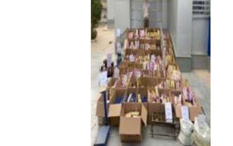 ضبط 1,5 مليون قطعة ألعاب نارية علي مستوي الجمهورية