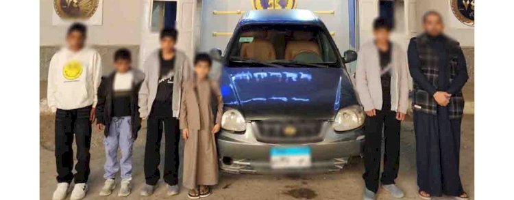 القبض علي طفل لقيادته سيارة والده بدون علمه بالشرقية