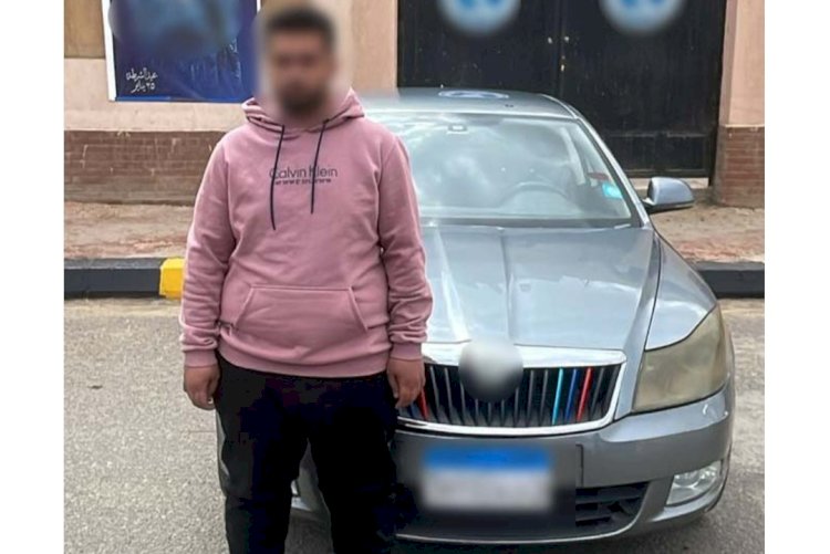 ضبط قائد سيارة فيديو السير عكس الإتجاه بالقليوبية