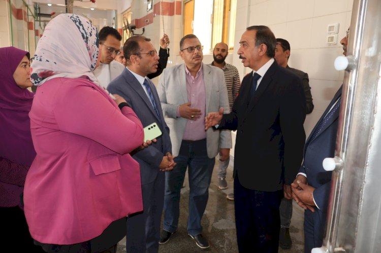 محافظ سوهاج يتفقد تطوير المجزر العمومي