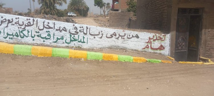 حملة تجميل وإنارة بقرى نجع حمادي ضمن مبادرة "شبابها يقدر يغير"