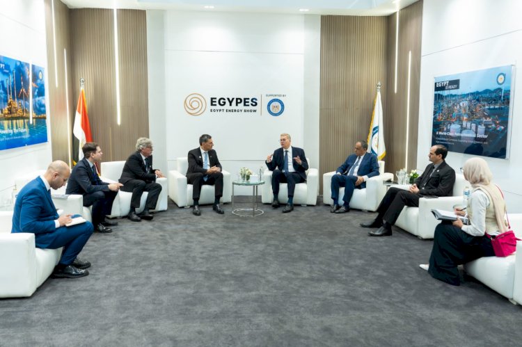 وزير البترول يبحث مع  إنرجين  زيادة الاستثمارات في استكشاف وإنتاج الغاز بالمتوسط
