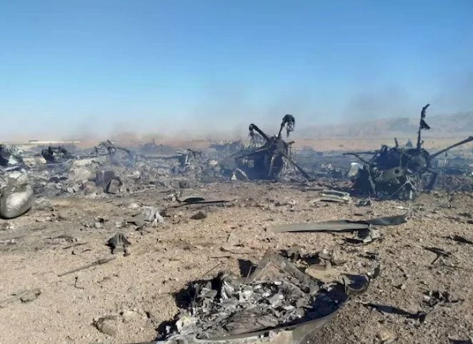 القوات الإيرانية تعلن إسقاط 4 طائرات أمريكية من طراز C130 وبلاك هوك