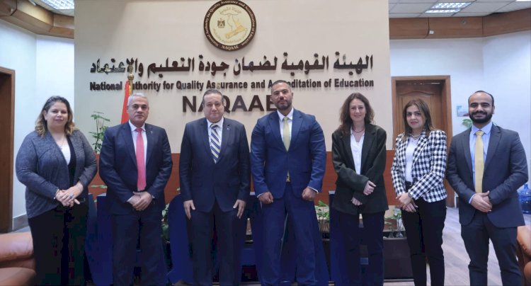 محمد صبري يجري مباحثات مع الهيئة القومية لضمان جودة التعليم والاعتماد