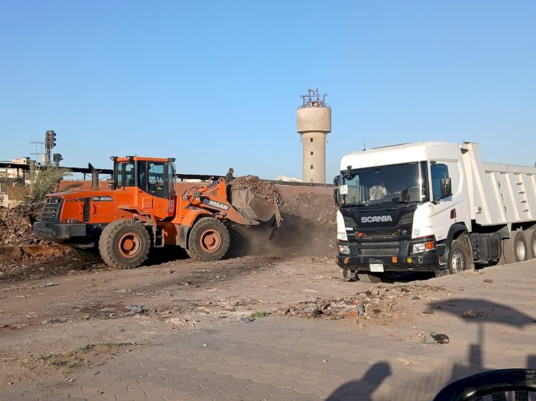القضاء على المقالب العشوائية بالبحيرة