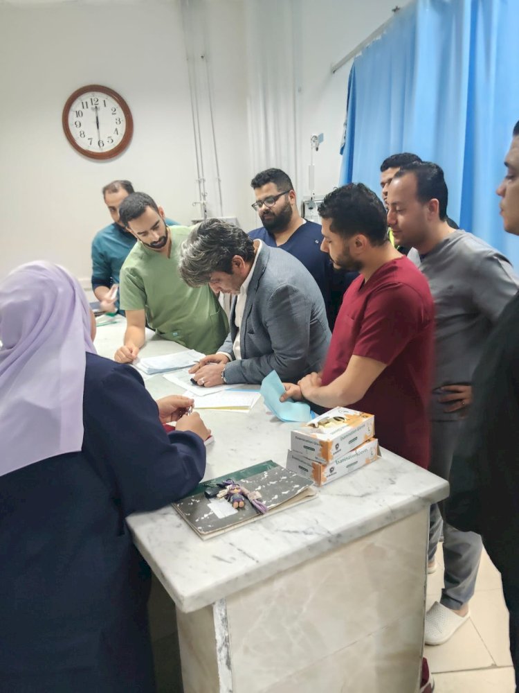 إحالة طبيب و3 من طاقم التمريض بمستشفى التأمين الصحي في بني سويف