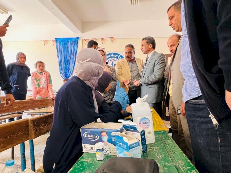 كفر الشيخ :الفحص الطبي لـ 1422 مواطنًا بالقافلة الطبية بقرية 73 بالرياض