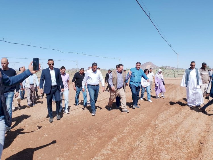 مشروع التنمية المتكاملة  بوادر حوضين بالشلاتين يستقبل محافظ البحر الأحمر