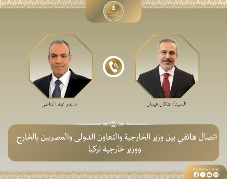 وزير الخارجية يبحث مع نظيره التركى مستجدات الأوضاع الإقليمية