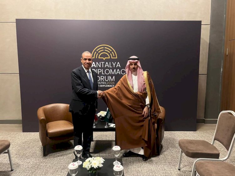 مشاورات مصرية سعودية على هامش منتدى أنطاليا الدبلوماسي