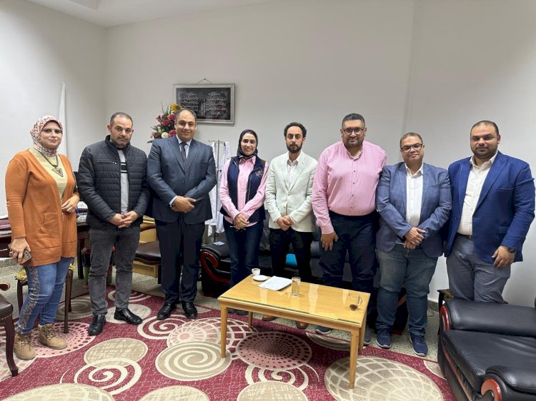 جامعة كفر الشيخ تستقبل لجنة وزارة الصحة لمتابعة وحدة الفيروسات الكبدية