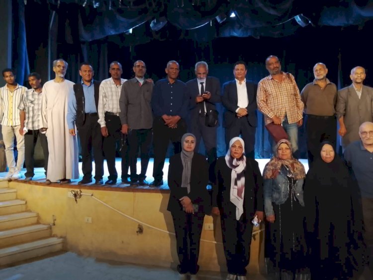 عندما بكت الحروف  فى حفل تأبين أشرف  البولاقى بثقافة قنا