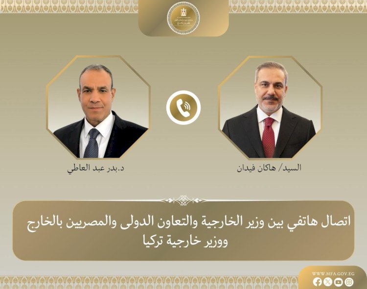 وزير الخارجية يبحث هاتفياً مع نظيره التركي جهود خفض التصعيد الإقليمي