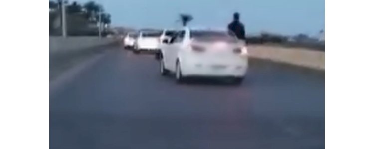 سائق فيديو سيارة  الحركات الاستعراضية امام النيابة بتهمة لايحمل رخصة قيادة بدمياط