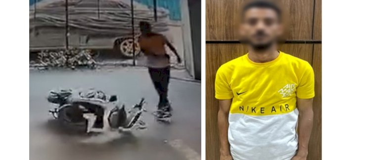 حقيقة فيديو قيام عاطل بأعمال البطلجة وإحداث تلفيات بدراجة عامل بالقاهرة