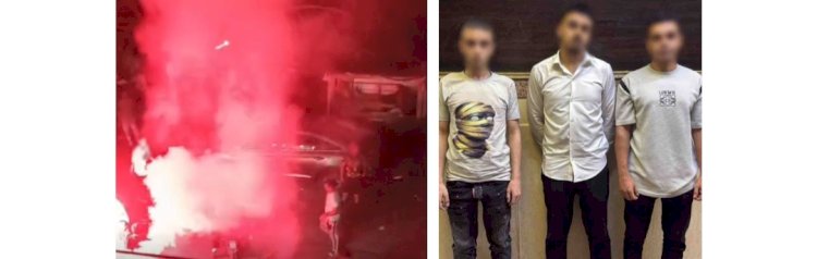نكشف حقيقة فيديو قيام ٣ متهمين باشعال العاب نارية بالجيزة