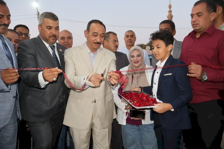محافظ سوهاج يفتتح تطوير مدخل وحديقة مركز ومدينة دار السلام