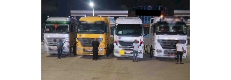 التحفظ علي ٤ سيارات نقل بسبب فيديو الحركات الاستعراضية بدمياط
