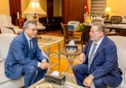 محافظ البنك المركزي يبحث مع نظيره التونسي أوجه التعاون المشترك بين الجانبين