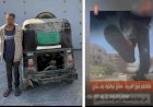 حقيقة فيديو قيام سائق توك توك احداث تلفيات  بسيارة طبيب بالجيزة