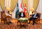 عبدالعاطي يعقد لقاءً ثلاثياً مع نظيريه السعودي والتركي لبحث التطورات الإقليمية
