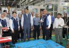 وزير الصناعة ومحافظ بني سويف يتفقدان المشروعات بمنطقة كوم أبو راضي الصناعية