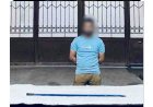 نكشف فيديو قيام عامل بالتعدي علي والدته وشقيقته بالضرب بعصا خشبية  ببنى سويف