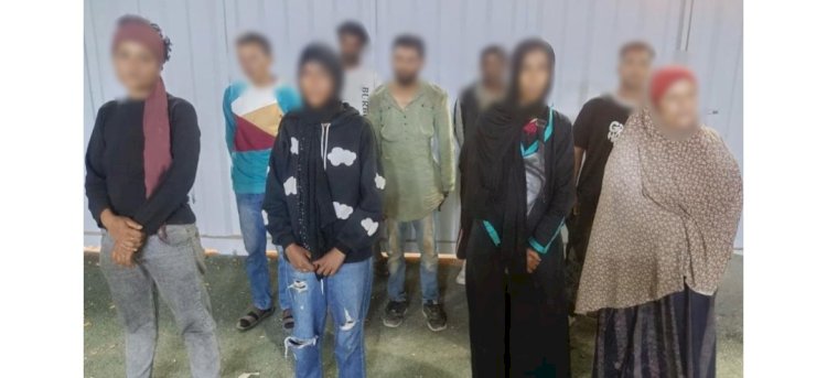 ضبط 5 رجال و4 سيدات لاستغلالهم الاحداث في التسول