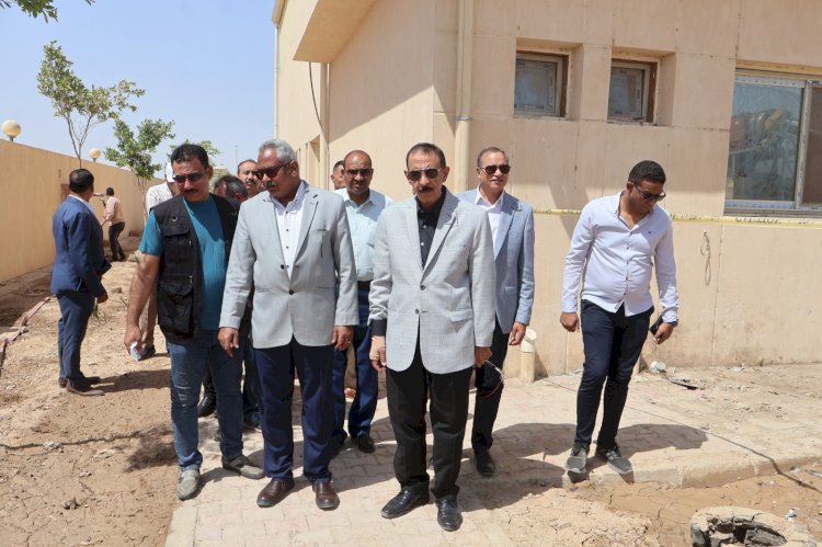 محافظ سوهاج يتفقد مصنع تدوير المخلفات الصلبة بدار السلام