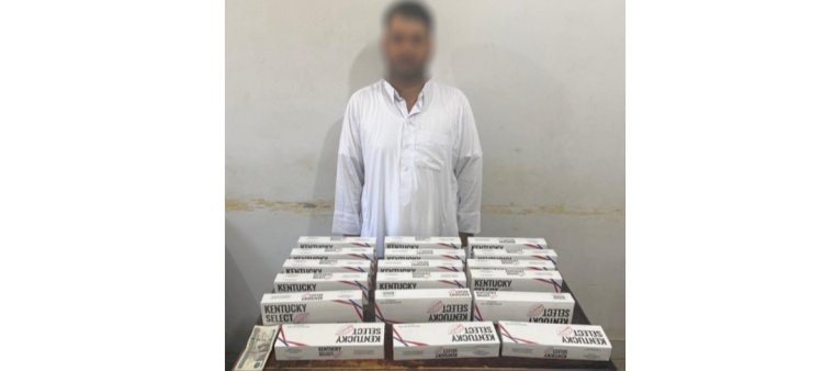ضبط عاطلين بحوزتهما أكثر من 12 ألف عبوة سجائر مهربة ومجهولة المصدر