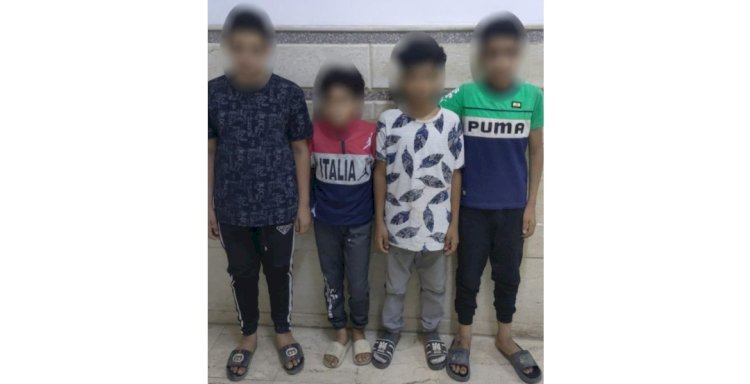 نكشف  فيديو قيام  4 أطفال بإلقاء أكياس مياه على أحد القطارت بالشرقية