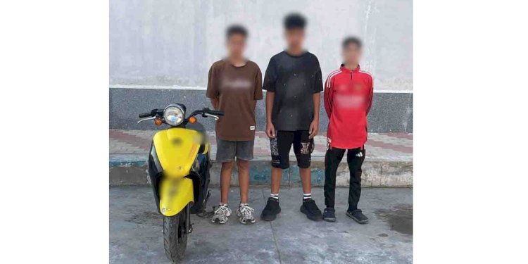 ضبط ثلاثة طلاب لقيامهم بآداء حركات استعراضية بدراجة ببورسعيد