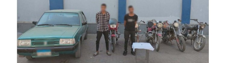 القبض علي عاطلين لقيامهما بسرقة دراجة طالب بسوهاج