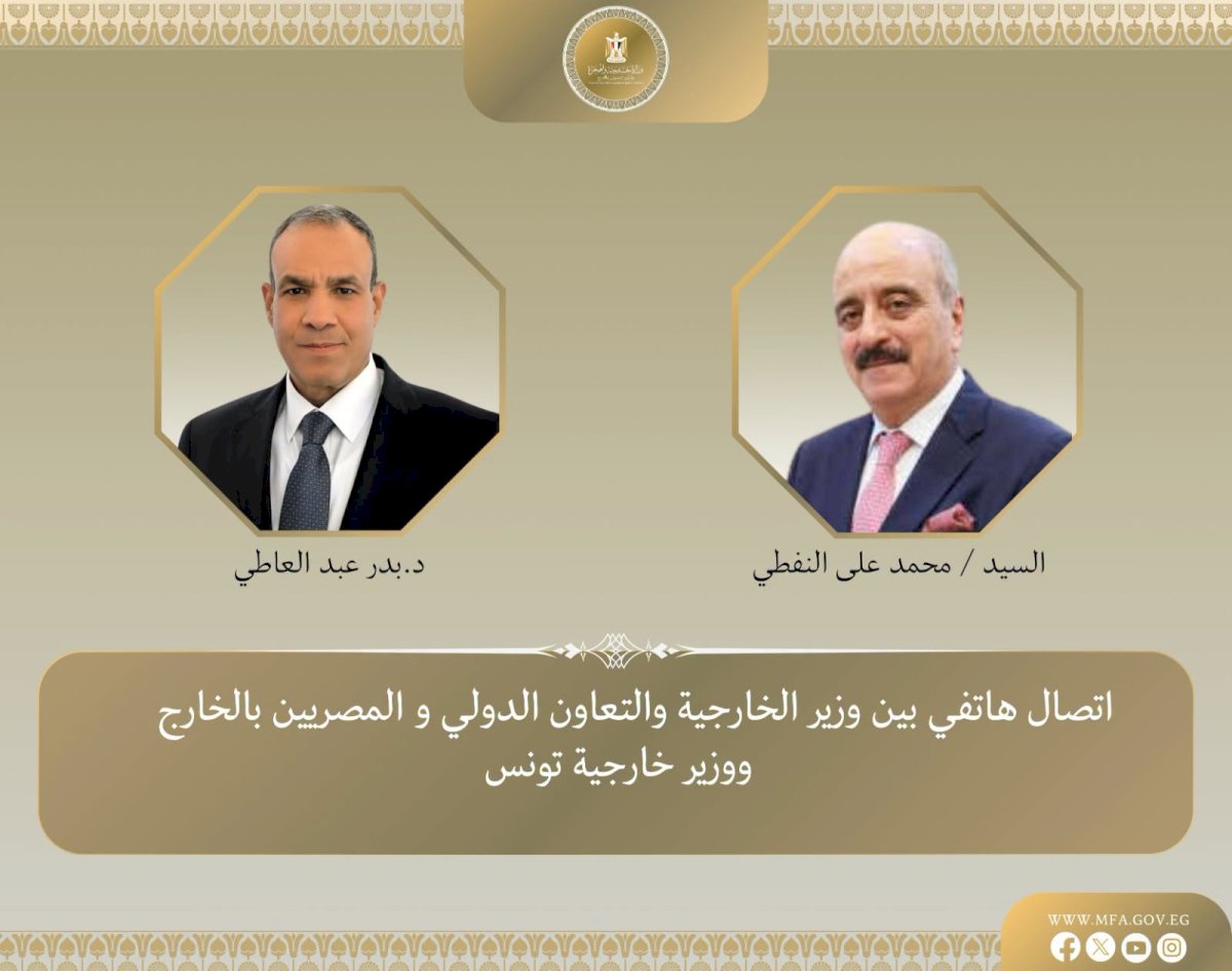 وزيرا الخارجية المصرى والتونسي يبحثان العلاقات الثنائية والتطورات الاقليمية