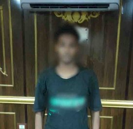 ضبط طالب لادارته صفحة للترويج  لبيع الاسلحة البيضاء بالجيزة