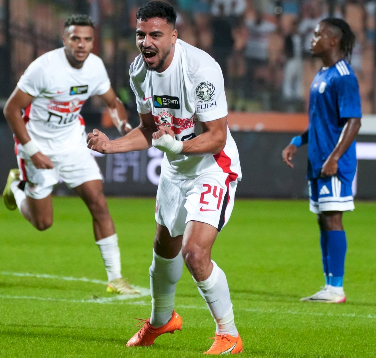 الزمالك يفوز على ابو قير للأسمدة ويتصدر الدورى المصرى