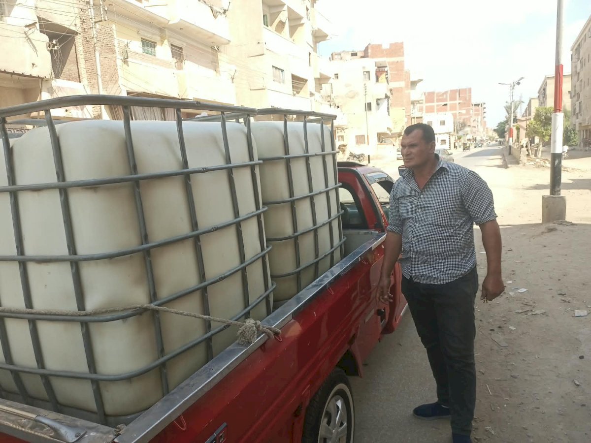 تموين كفرالشيخ : ضبط 2 طن من اللبن السايب  بدون صلاحية