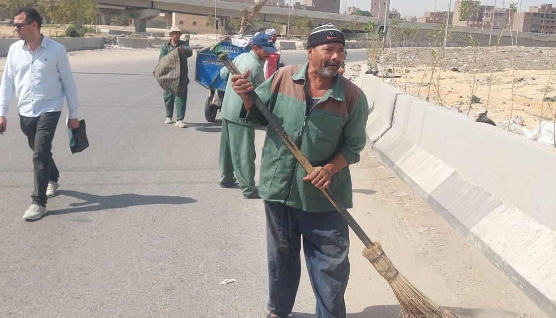 محمد الضبيعي : رفع كفاءة النظافة بنطاق حي الهرم