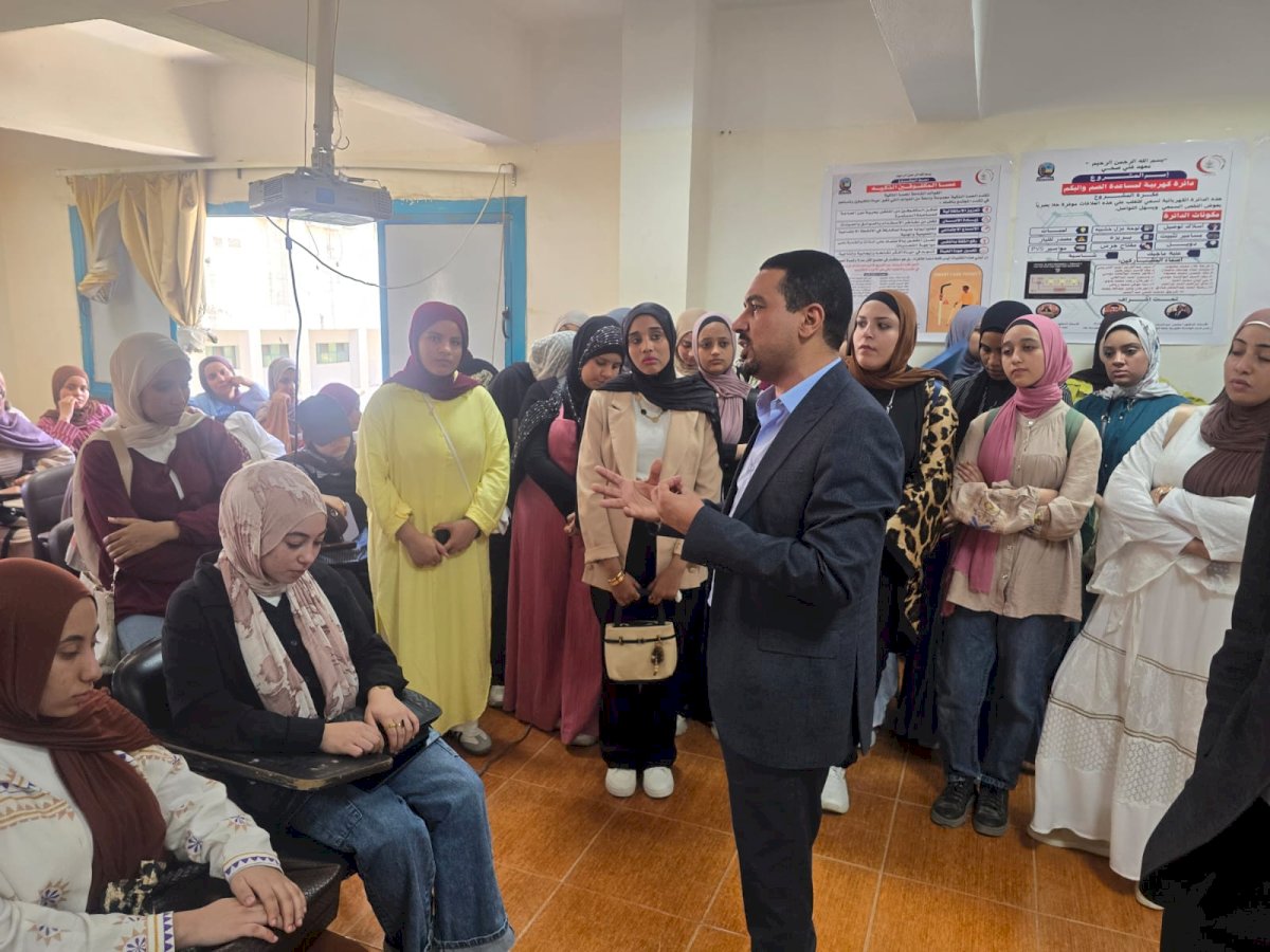 المعهد الفني الصحي بجامعة قنا ينظم حفل استقبال للطلاب الجدد
