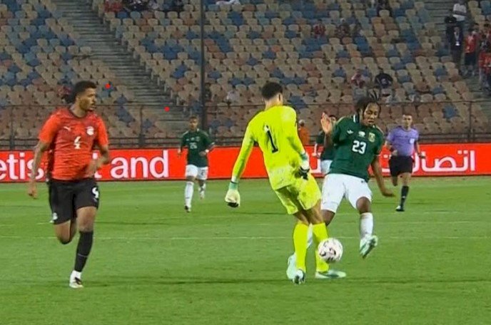 منتخب جنوب افريقيا يفوز على منتخب مصر بهدف نظيف