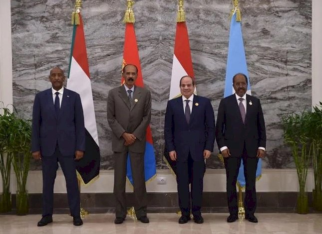 السيسي يستضيف قمة تشاورية مع رئيسي إريتريا والصومال ورئيس مجلس السيادة الانتقالي السوداني