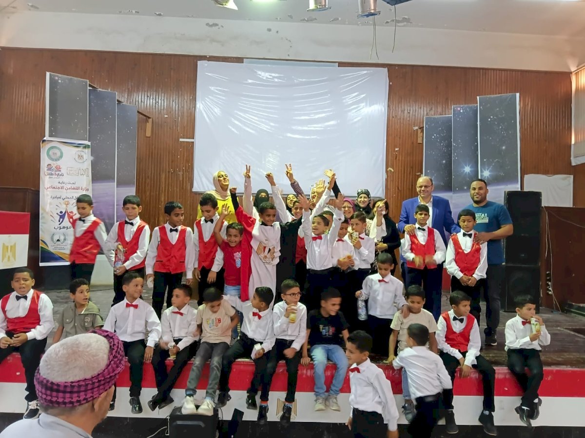 مبادرة «أنا موهوب»  لاكتشاف ورعاية مواهب 216 طفلاً وطفلة تطلقها التضامن بمناسبة احتفالات اكتوبر