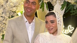 الف مبروك الخطوبة السعيدة لفارس الشباب أحمد وجميلة الجميلات إنجي